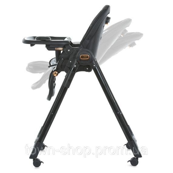 Стульчик для кормления ME 1037-B CRYSTAL Black Gold до 15 кг | Зображення 5