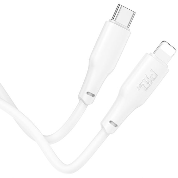 Дата кабель Hoco X93 Force Type-C to Lightning 20W (2m) White | Зображення 4