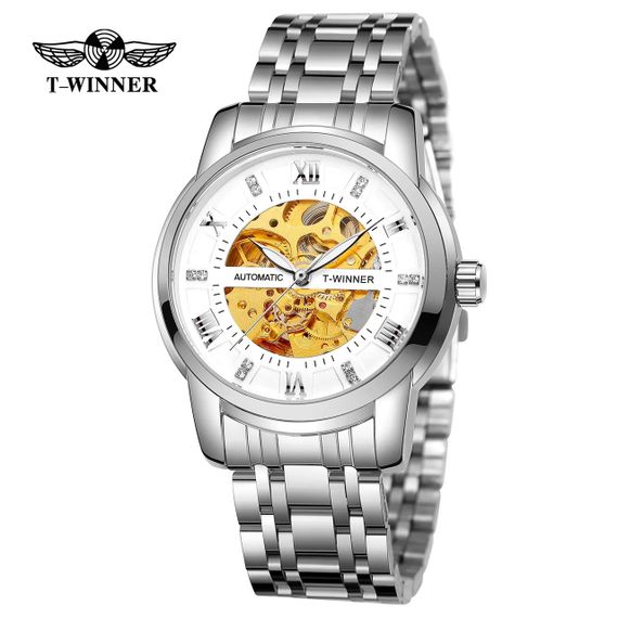 Годинник Fo2rsining 8241 Silver-White