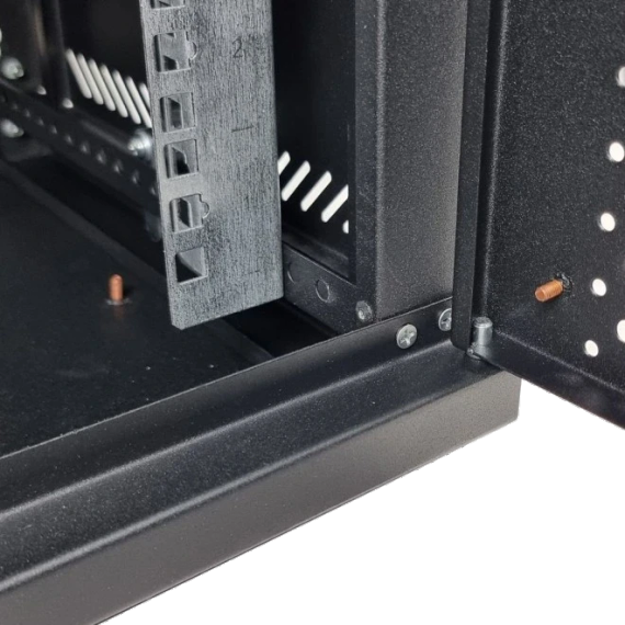 EServer 6U 600х500х370 скло, чорна Шафа - Серверні шафи | Зображення 1