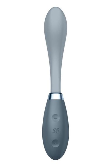 Вібратор Satisfyer G-Spot Flex 3 Сірий — гнучкий вібратор для точки G з двома двигунами та силіконовим покриттям | Зображення 3