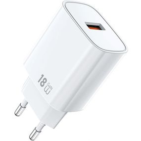 СЗУ WIWU G006 Essen QC3.0 18W GaN (1USB-A) White