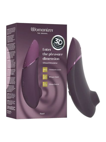 Вакуумний стимулятор Womanizer Next Dark, фіолетовий Sex Aura
