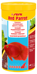 Корм для риб червоний папуга Sera Red Parrot у гранулах 100 мл (330 г) 00413
