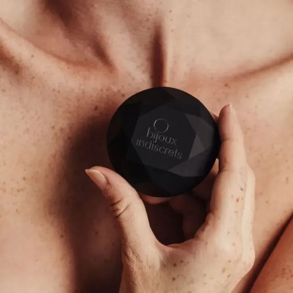 Вібратор для клітора Bijoux Indiscrets Diamond у формі діаманта, чорний, 6,5 см Sex Aura | Зображення 6