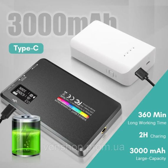 Світло блогера на прищіпці RGB LAMP AND-5265 | Зображення 7