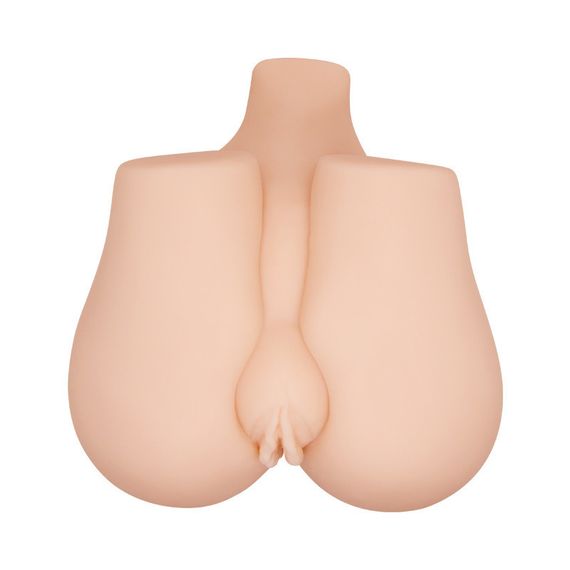 Мастурбатор реалистичный вагина и анус CRAZY BULL с вибрацией, 20 × 19 × 11,5 см Sex Aura | Зображення 4