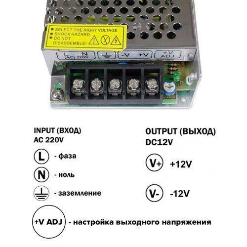 Блок живлення OEM DC12 120W 10А TR-120-12 | Зображення 2