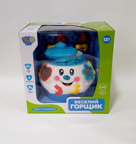 Музичний горщик, сортер 0915 UA LimoToy 16см (6903165053017) Блакитний