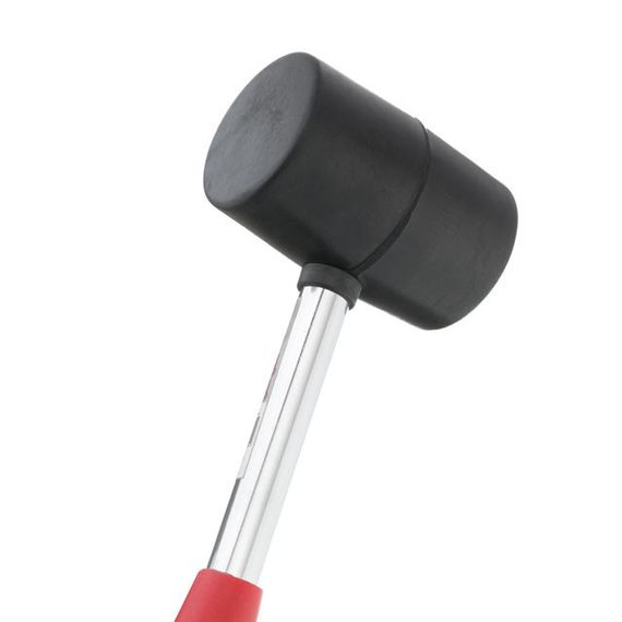 Киянка гумова 450 г металева ручка INTERTOOL HT-02311 | Зображення 2