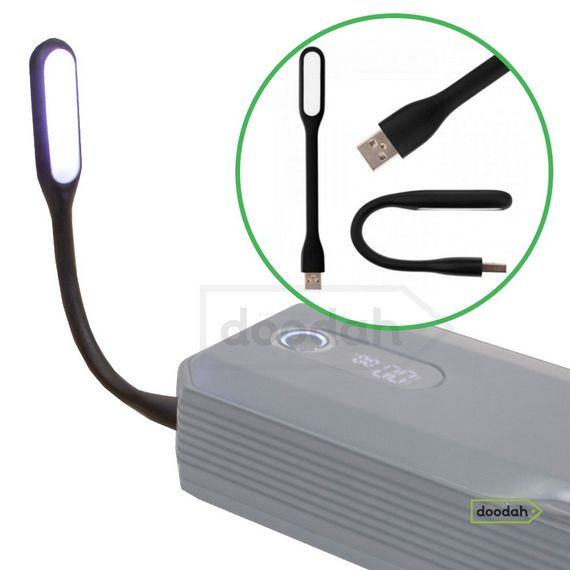 Гнучка USB Led лампа для ноутбука, павербанка – CARPRIE TSLEE Black 17 см