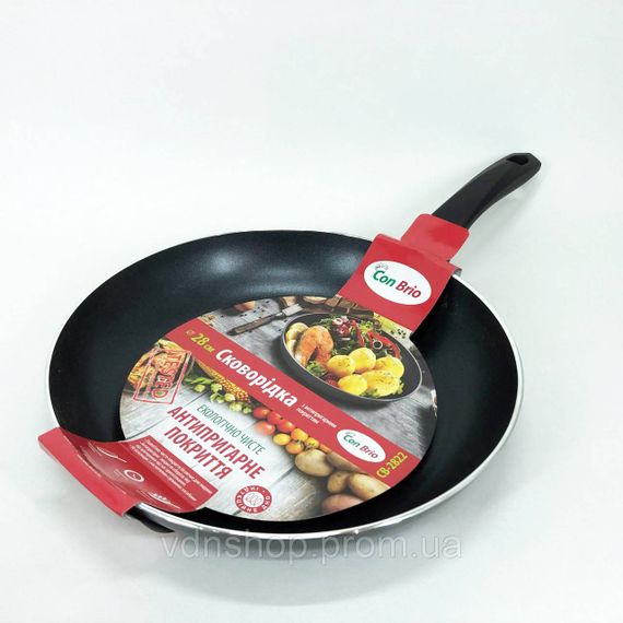 Сковорода с антипригарным покрытием внутренней поверхности, Сковорода с алюминиевым слоем BX-96 | Зображення 2
