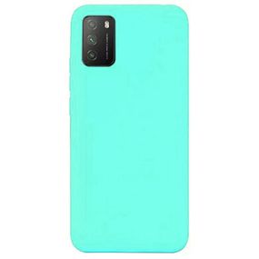 Чохол Candy Silicone для Poco M3 колір Бірюзовий