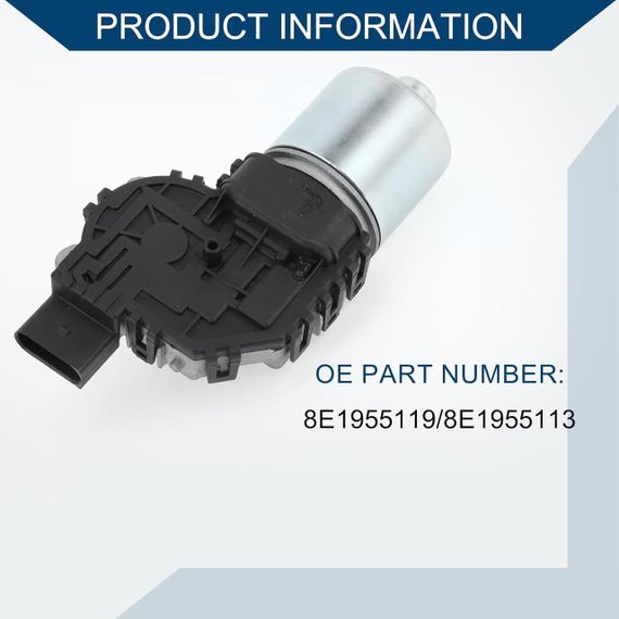 Мотор переднего стеклоочистителя для Audi A4 B5 B6 B7 Seat Exeo двигатель 4-контактный замена мотора дворников | Зображення 6