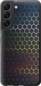 Чохол на Samsung Galaxy S22 Переливні стільники із силікону FCh_010176