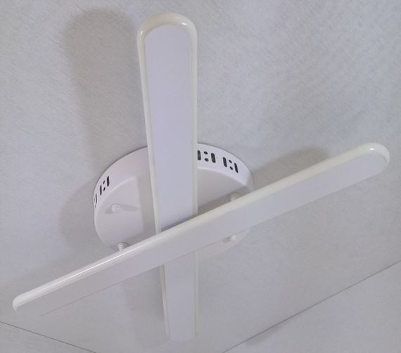 Люстра світлодіодна стельова LED світильник для квартири на стелю лед 25332 Білий 8х35х60 см. | Зображення 3