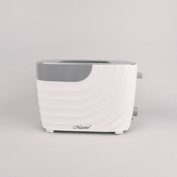 Тостер Maestro MR-706-WHITE, 700 Вт, для 2 скибочок хліба, з регулюванням підсмажування | Зображення 1