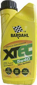 Моторна олива BARDAHL XTEC 5W40 SN/CF C3 MB 229.51/229.31/226.5 VW 502.00/505.00/505.01 RN0700/RN0710 5л.