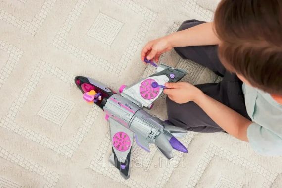 Щенячий Патруль Мегакіно 2023 Великий літак-трансформер і фігурка Скай Paw Patrol Mighty Movie Rescue Jet with Skye | Зображення 7