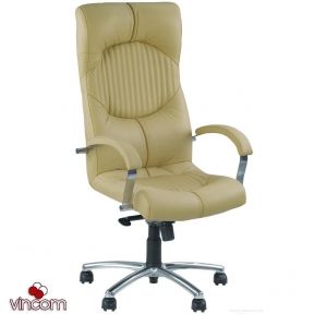 Кресло Новый Стиль GERMES steel chrome (Экокожа)