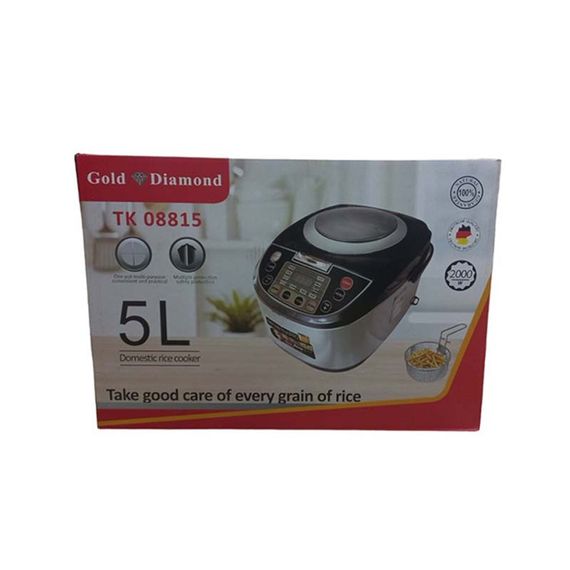 Мультиварка з фритюрницею Gold Diamond TK 08815 5Л XPRO чорний (43696-TK 08815_1086) | Зображення 4