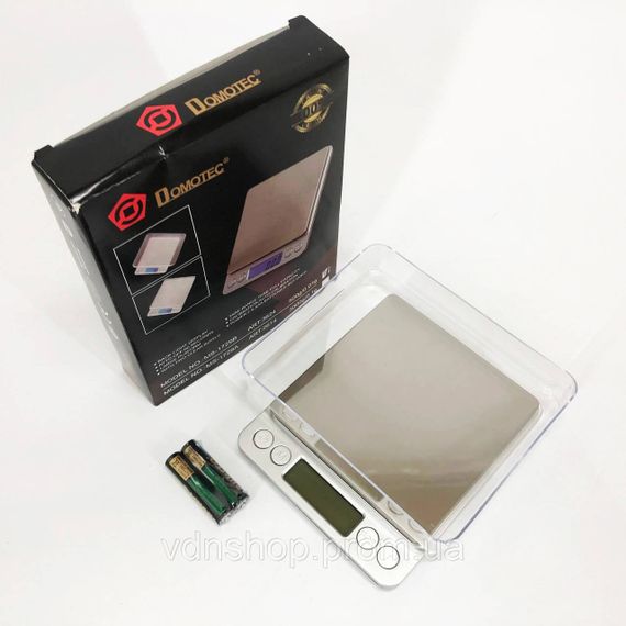 Точные электронные весы для ювелирных изделий Domotec MS-1729B 500 г, Электронные весы для золота UW-88 | Зображення 4