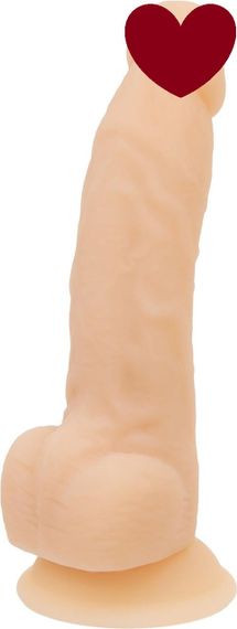 Фаллоимитатор с вибрацией и ротацией Naked ADDICTION James 8″ Rotating & Vibrating Dong, пульт ДУ sexstyle