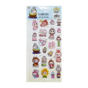 Дитячий набір наліпок "Лабубу" YG0328(Blue) мікс, 10х22 см