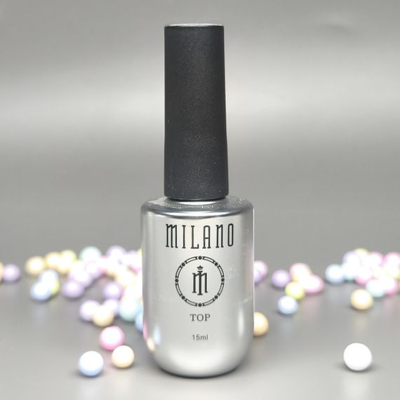 Топ для нігтів Milano без липкого шару (з УФ фільтром) 15мл