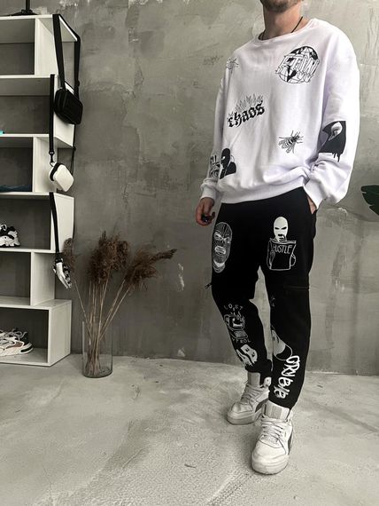 Костюм світшот штани ДТФ | Зображення 1