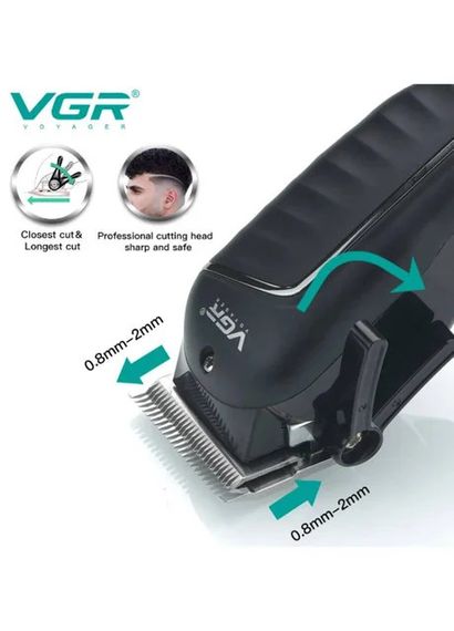 Профессиональная машинка для стрижки VGR V-683 для волос и бороды | Зображення 2
