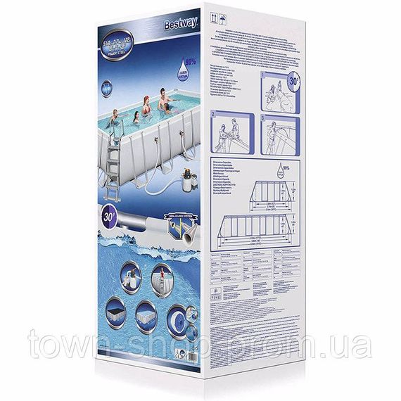 Бассейн каркасный  Bestway 56466K (549-274-122), 14812 л | Зображення 9