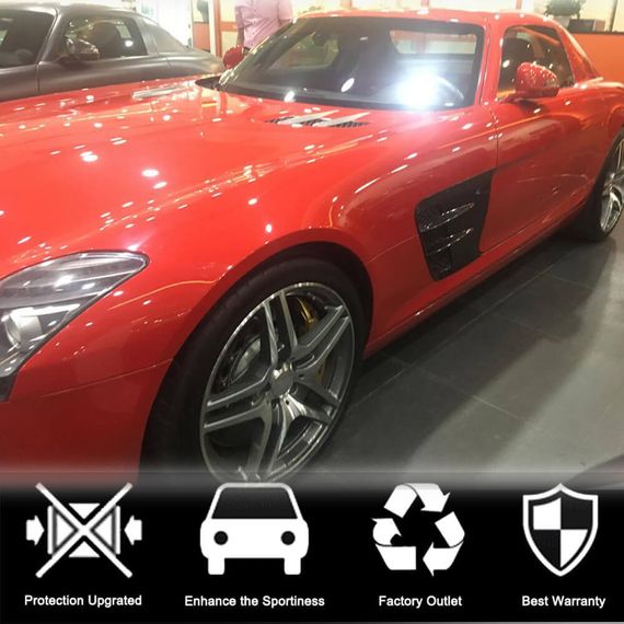 Накладки на передні крила (Сухий карбон) для Mercedes SLS C197 2010-2014 рр | Зображення 2