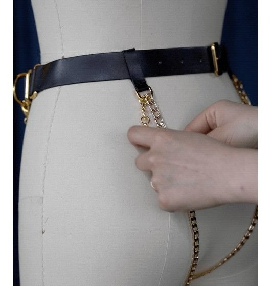 Пояс із золотими ланцюжками Upko Indulge In The Restraints Collection Sex Aura | Зображення 5