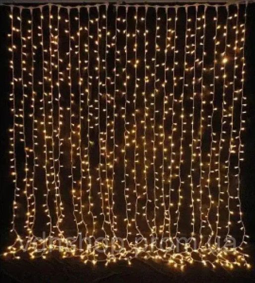 Гірлянда водоспад 320-400L 3X3М із заглуш. (10Х32ЛАМП) теплий RD-7152 | Зображення 2