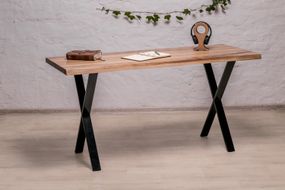 Горіховий великий стіл EcoWalnut із живими краями у розмірі L