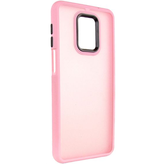Чехол TPU+PC Lyon Frosted для Xiaomi Redmi Note 9s / Note 9 Pro / Note 9 Pro Max Pink