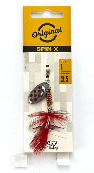 Блесна вращ. Lucky John Лаки Джон SPIN X ROUND 01 3,5г SR | Зображення 1