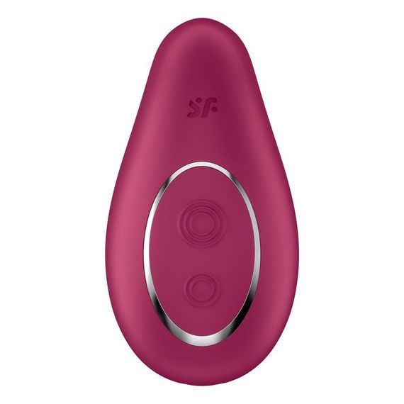 Вибратор Satisfyer Dipping Delight Berry, 2 мотора, гибкий кончик | Зображення 2