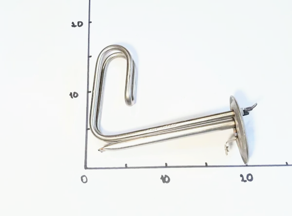 Тэн для бойлера 1500w на фланце D82 нержавейка (Украина) | Зображення 1