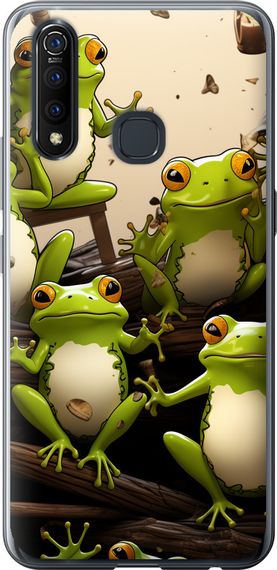Чехол на Vivo Z5X Жабки "5656u-1765-17620"