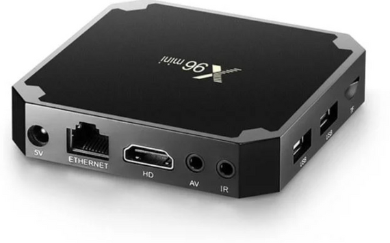Приставка смарт тв бокс smart tv box x96 mini 4-ядерна 2 Гб/16Гб андроїд 7.1.2 чорний 4K | Зображення 5