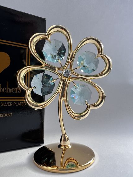 Фігурка зі стразами зі стразами Lucky Clover 8 см | Зображення 1