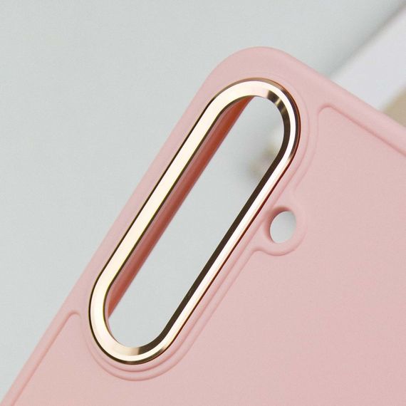 TPU чехол Bonbon Metal Style для Samsung Galaxy S23 Розовый / Light pink | Зображення 5