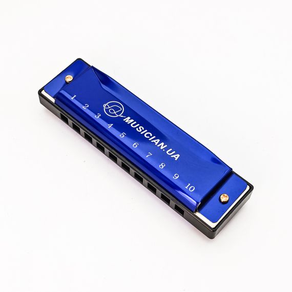 Губна гармоніка Musicality H10-BL _Harmonica (До) (Blue) (губна гармошка)