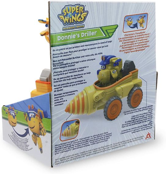Ігровий набір Super Wings Donnie's Driller, Бурильний автомобіль Донні (EU730843) | Зображення 7