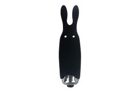 Вибропуля Adrien Lastic Pocket Vibe Rabbit Black со стимулирующими ушками Sex Aura