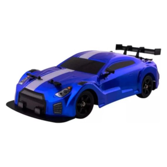 Машинка на радіоуправлінні Nissan GT-R 4WD 1:16, синя – для дрифту та перегонів | Зображення 5