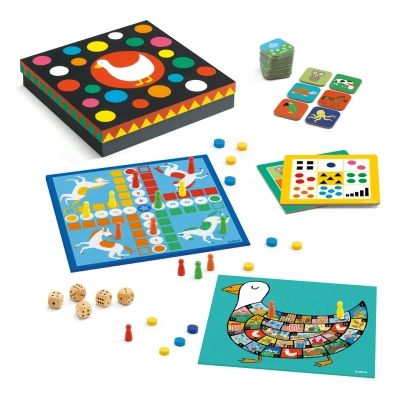 Настольная игра Djeco Набор классических игр 12 в 1 (DJ05218) | Зображення 1