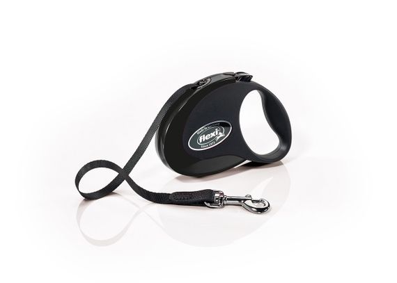 Рулетка для собак Flexi Style S, стрічка 3 метри, чорний